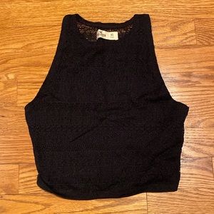 Hollister Black Lace Tank Top